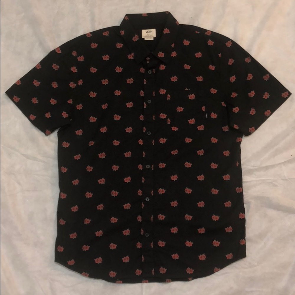 Short Sleeve Botton Down Collar Shirt